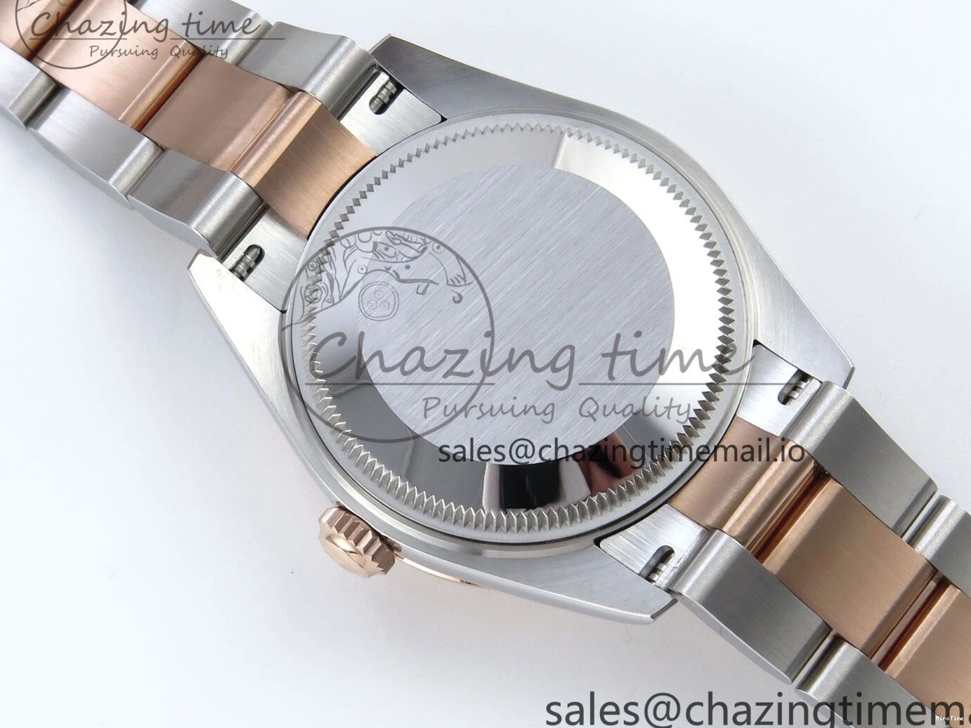 MiroTime 0504 DateJust 31 278271 ARF 1:1 Best Edition 904L Steel Brown Roman Diamonds Dial on SS RG Oyster Bracelet ETA SmartChoice 520